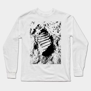 Apollo 11 Footprint Long Sleeve T-Shirt